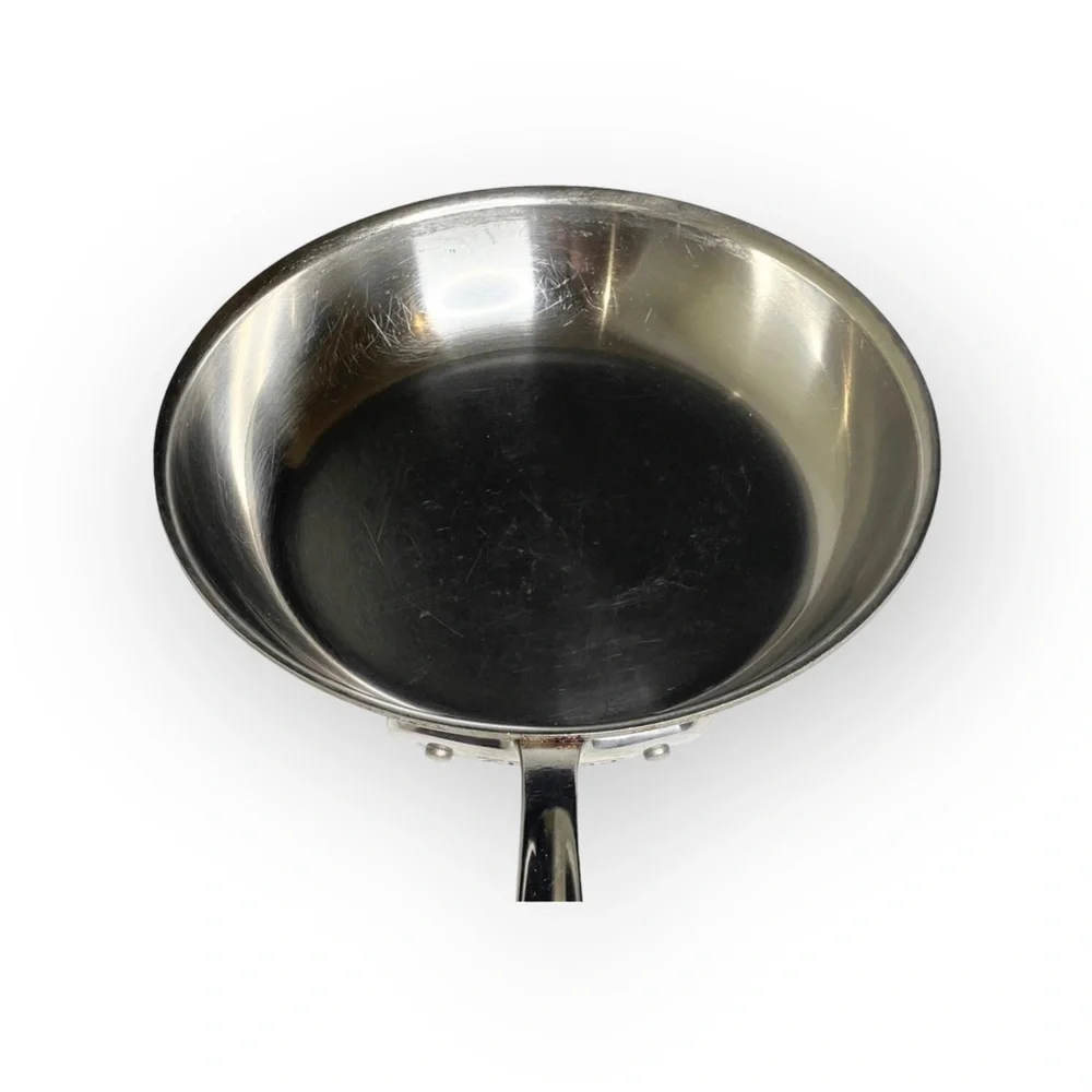 All Clad ★ Polished Stainless Steel 10 Inch Fry Pan ★ Professional Cookware ★ - Picture 10 of 16